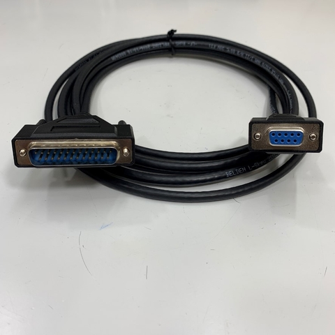 Cáp Điều Khiển RS-232C P/N 321-60754-01 Dài 3M 10ft Serial Cable Shielded DB25 Male to DB9 Female Connector For Cân Phân Tích Điện Tử Shimadzu AUY220 With Computer Data Communication