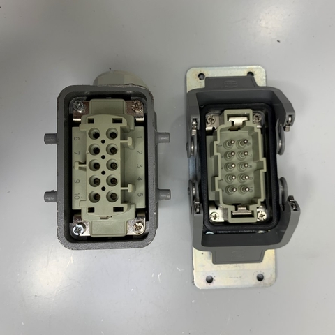 10 Pin 16A 500V 6KV3 WAIN HE-010-F Female Connector + WAIN HE-010-M Male Connector