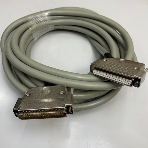 Cáp 8.5M 28ft Extension Serial D-Sub DB37 Male to DB37 Female 45 Degree with Metal Shell Twisted Pair High Flex Cable LLT K-POWER ROBO TRUSP 300V For Hệ Thống Máy Xạ Trị Ung Thư OCTAVIUS 4D PTW