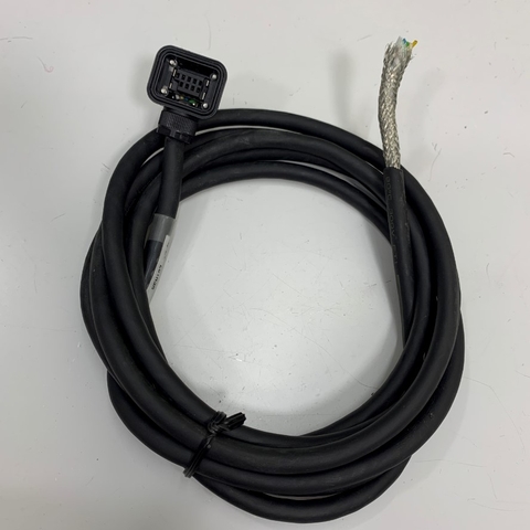 Cáp Mitsubishi MR-J3ENCBL2M-A2-L Dài 2.2M 7ft Connector SM-1674320-1 9 Pin to 6 Core Open Cut End For Mitsubishi Servo Motor Encoder Cable in Korea