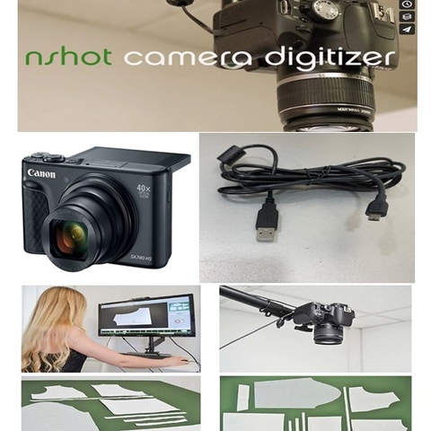 Cáp Dữ Liệu Hình Ảnh USB 2.0 Dài 3.5M Camera Canon PowerShot SX740 HS,EOS 200D MARK II,250D,850D,90D For NShot PRO Camera Digitizer Số Hóa Mẫu 2D/3D CAD/CAM System