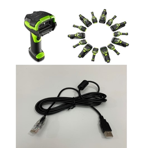 Cáp Máy Quét Mã Vạch Zebra CBA-U46-S07ZAR USB Cable USB Shielded Dài 3M For Zebra LI3608-SR Zebra DS3608 Ultra-Rugged Barcode Scanner