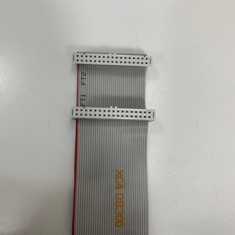 Cáp Original 34 Pin IDC 2.54mm Pitch Flat Ribbon Cable 28AWG 105°C 300V For Robot, Servo Driver I/O Data, CMC, CNC, PLC, Industrial Cable Length 1.48M