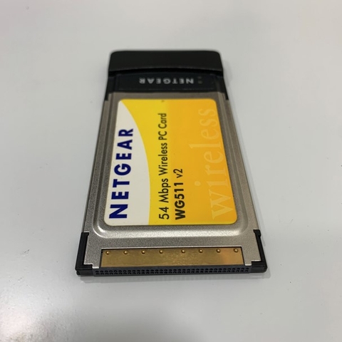 PCMCIA CardBus 54mm to Wireless Netgear WG511V2 54Mbps 802.11g Wireless Adapter