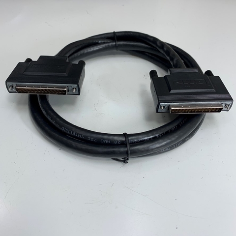Cáp SCSI-3 LVD HPDB68 Male to Male 68 Pin Data Cable Dài 1.9M 6.3ft For Industrial Terminal Board and Servo Drive I/O Cable