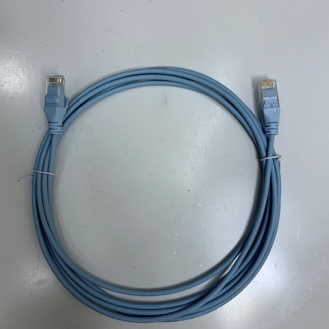 Cáp Mạng Công Nghiệp Dài 2.1M 7ft Belden CAT6 Gigabit 28AWG Small Diameter Patch Cord UTP PVC For Industrial Ethernet RJ45 Network Cable