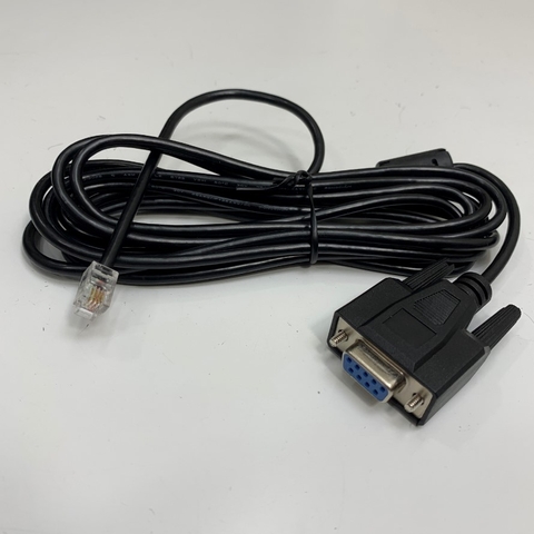 Cáp WEFITZ DB9 D-SUB 9PIN RS232 to RJ9 RJ10 4P4C Cable Suitable with BH86 Servotronix Servo CDHD 006 4D5 007 008 CDHD-0082AAP1 218H CDHD2-EB MV AP A Cable Length 3M