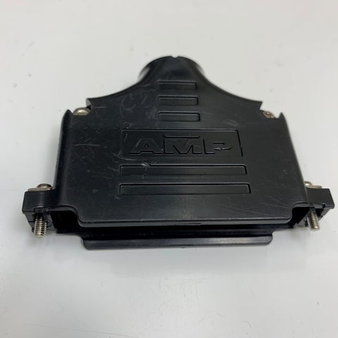 Vỏ Ốp Nhựa Bắt Vít Rắc Hàn AMP D-Sub DB37 37 Pin Serial Port Connector Kit Plastic Cover Housing Hood