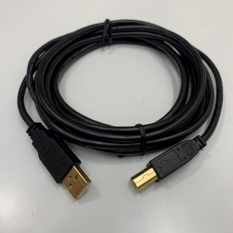 Cáp 3M 10ft IF-A21 Cable USB 2.0 Type A to B Male Shielded 480Mbps For Máy Đo Màu Quang Phổ CM-3600/CM-3610A Konica Minolta Color Light Instrument to Computer