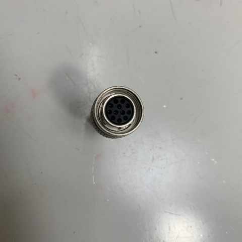 Đầu Jack Connector HR10A-10P-12S(73) Hirose 12 Pin Female 12 Positions Circular Meta Silver
