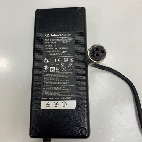 Adapter 24V 8.5A 150W OEM BPM150S24F06 24V 6.25A Switchcraft 3-Pin Female Connector SL403FX For Màn Hình Phòng Mổ Và Nội Soi NDS Surgical Display Medical Monitor 15” 19” 24” 26” 27” EndoVue,  Radiance