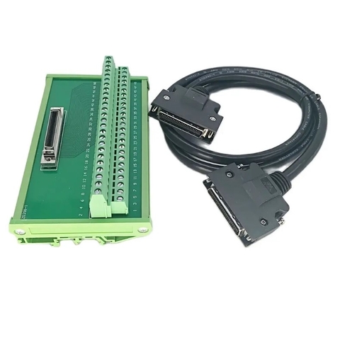 Cầu Đấu Original Advantech ZS291-1 SCSI MDR 50 Pin Female Terminal Board Interface Module + 1M Cable MR-J3CN1-1M For Mitsubishi Servo Driver interface CN1