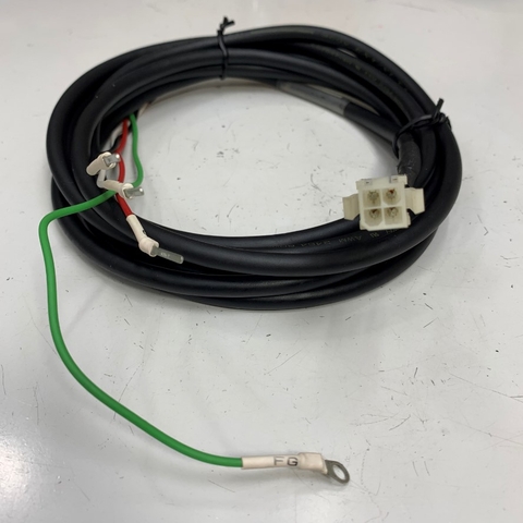 Cáp Nguồn Động Cơ 3M 10ft DPMH-3P12PA-T03 Cable Connector MX-5559-04P Molex 4 Pin 4.2mm Pitch to 4 Core Cable TAIYO 18AWG 4 x 0.75mm² 300V For Servo Motor Encoder Power Cable
