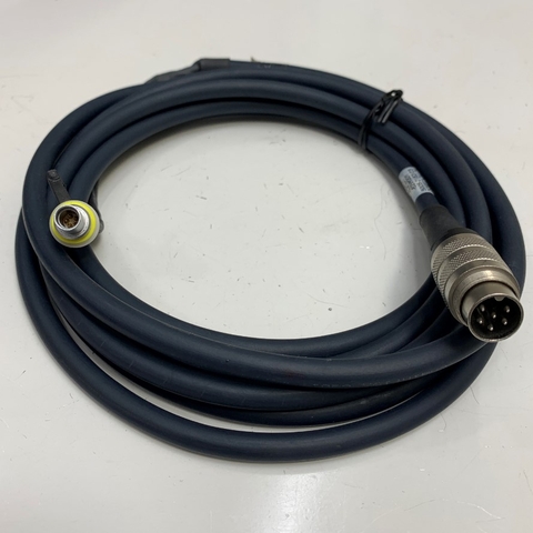 Cáp 3M 10ft AISG Connector M16 6 Pin Male A-coded to LEMO 5 Pin Male Connection Cable