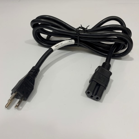 Dây Nguồn Chính Hãng Cisco 37-1132-01 NEMA 5-15P to IEC320 C15 AC Power Cord 13A 125V 3x1.31mm² 16AWG Cable OD 8.2mm Length 2.5M