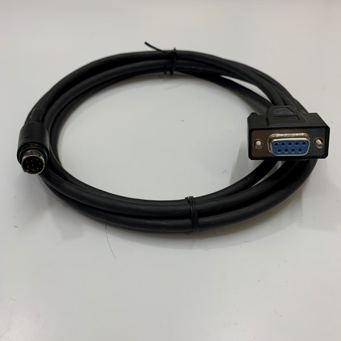 Cáp DZ252 RS-232C Cable Mini Din 8 Pin to DB9 Female Connection Shield 6.5Ft Dài 1.8M For Magnescale LT20A / LT30 Series Digital Gauge and HMI/Computer