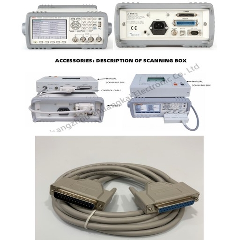 Cáp Kết Nối TH26067 25 Core Handler/Scanner Communication Cable 3M DB25 Male to DB25 Female For Tonghui TH2832XA TH2832XB