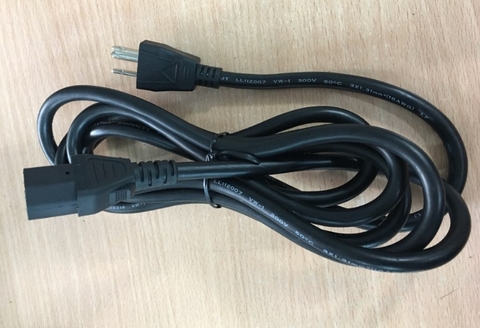 Dây Nguồn VOLEX E62405 PS204 V1625 NEMA 5-15P to C13 AC Power Cord 13A 125V 3x1.31mm 16AWG Length 1.8M