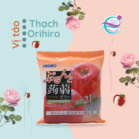 Thạch Orihiro vị táo 120g