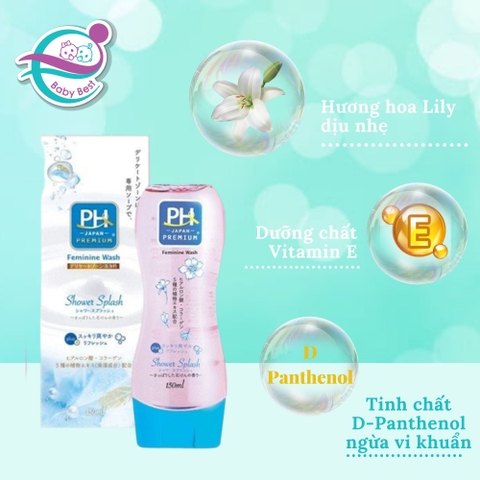 Dung dịch vệ sinh phụ nữ PH hương hoa lily