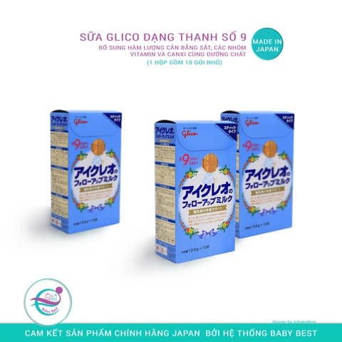 Sữa Glico dạng thanh số 9 (10 thanh)