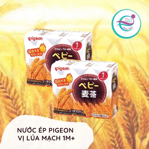 Nước ép Pigeon vị lúa mạch 1m+ (125mlx3)