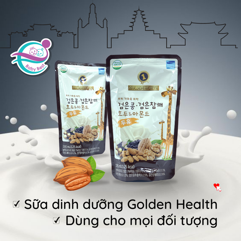 Sữa óc chó hạnh nhân Golden Health Hàn Quốc