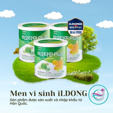 Men vi sinh ILdong 100g của Hàn Quốc cho bé từ sơ sinh