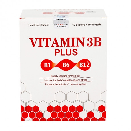 Thực phẩm bảo vệ sức khỏe bổ sung vitamin cho cơ thể VITAMIN 3B PLUS