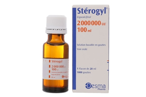 Siro bổ sung vitamin D Stérogyl 2000000UI/100ml 20ml