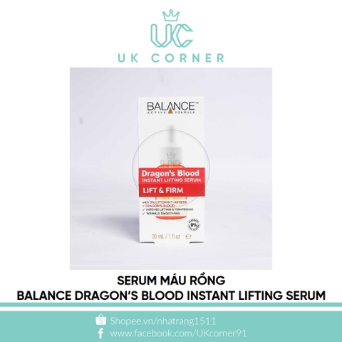 Tinh chất máu rồng Balance Active Formula Dragons Blood Lifting