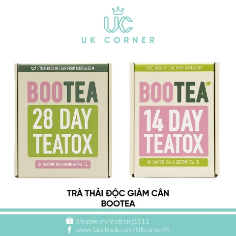 Trà thải độc - giảm cân Holland & Barrett Bootea Teatox