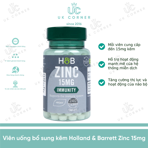 Holland & Barrett Zinc