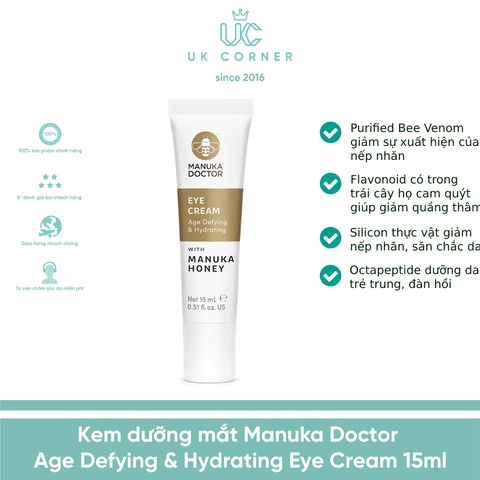 Manuka Doctor Age Defying & Hydrating Eye cream