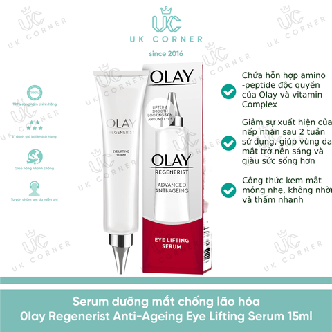 Kem mắt chống lão hóa Olay Regenerist Advanced Anti-Ageing Eye Lifting Serum 15 ml