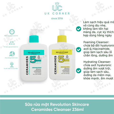 Revolution Skincare Ceramides Cleanser 236ml