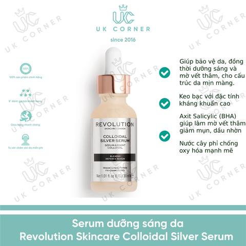 Revolution Skincare Skincare Colloidal Silver Serum