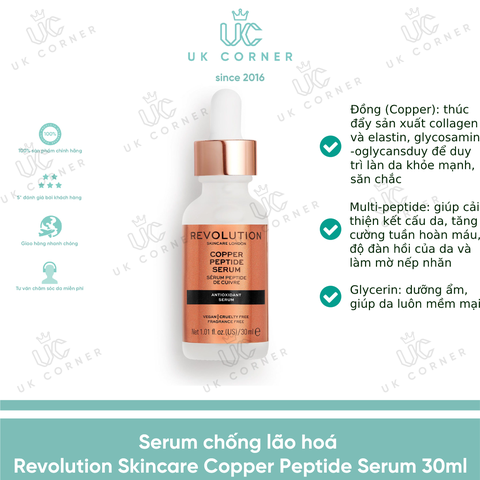 Revolution Skincare Copper peptide serum 30ml