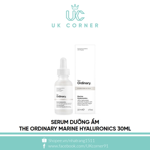 Serum dưỡng ẩm The Ordinary Marine Hyaluronics 30ml