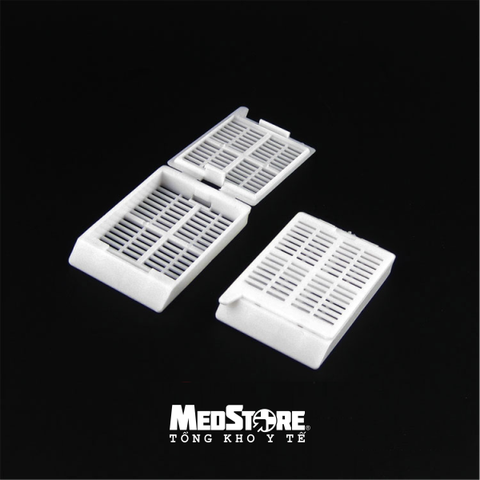 Khuôn đúc bệnh phẩm khe chữ nhật - embedding cassette (túi 500 chiếc)