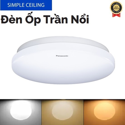 Đèn ốp trần 3 màu Panasonic 24W HHGXQ243288