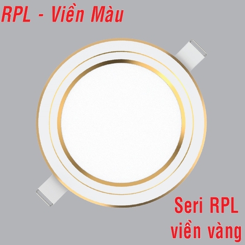 Đèn LED âm trần 3 màu viền bạc 12W MPE RPL-12S/3C/S