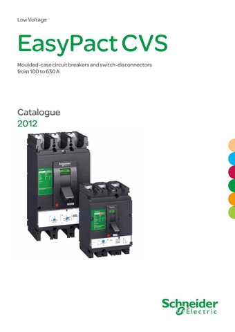 Tài liệu kỹ thuật Contactor schneider Easypact CVS