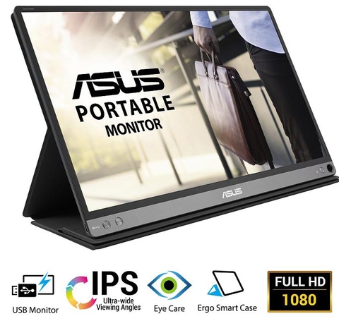 Màn hình mở rộng Asus MB169B+ 15.6 inch IPS FHD - Tự động xoay màn hình