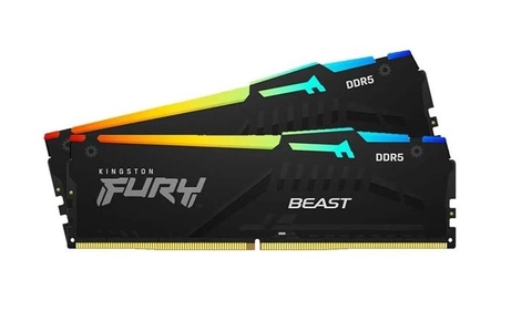 Ram Kingston FURY Beast RGB 64GB (2x32GB) DDR5 (5200Mhz)