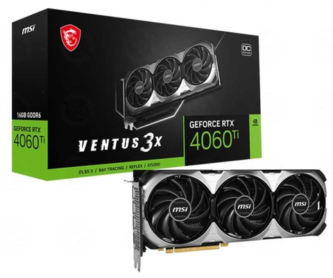 VGA MSI RTX 4060Ti VENTUS 3X 16GB OC