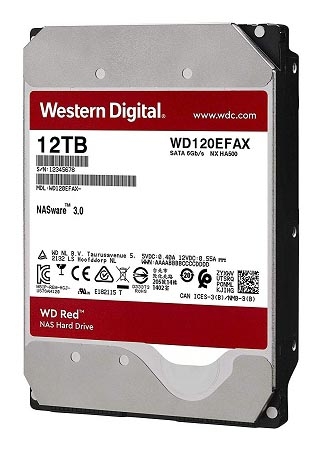 HDD Western Red 12Tb 3.5Inch 5400rpm SATA3 256Mb