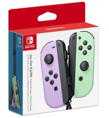 Joy Con Nintendo Switch - Màu Pastel Purple, Pastel Green