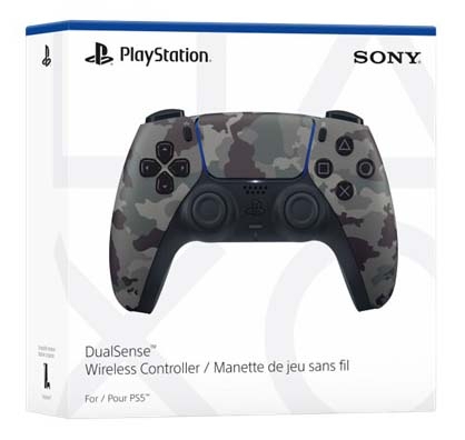 Tay cầm Playstation 5 - Grey Camouflage - Nhập Khẩu