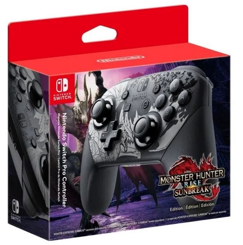 Tay cầm Nintendo Switch Pro Controller - Monster Hunter Rise Sunbreak Edition